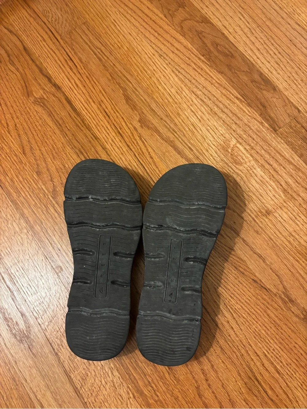 Reef Black Platform Thong Sandals